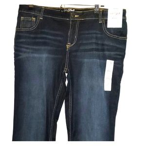 Cat & Jack girls plus bootcut jeans sz 18